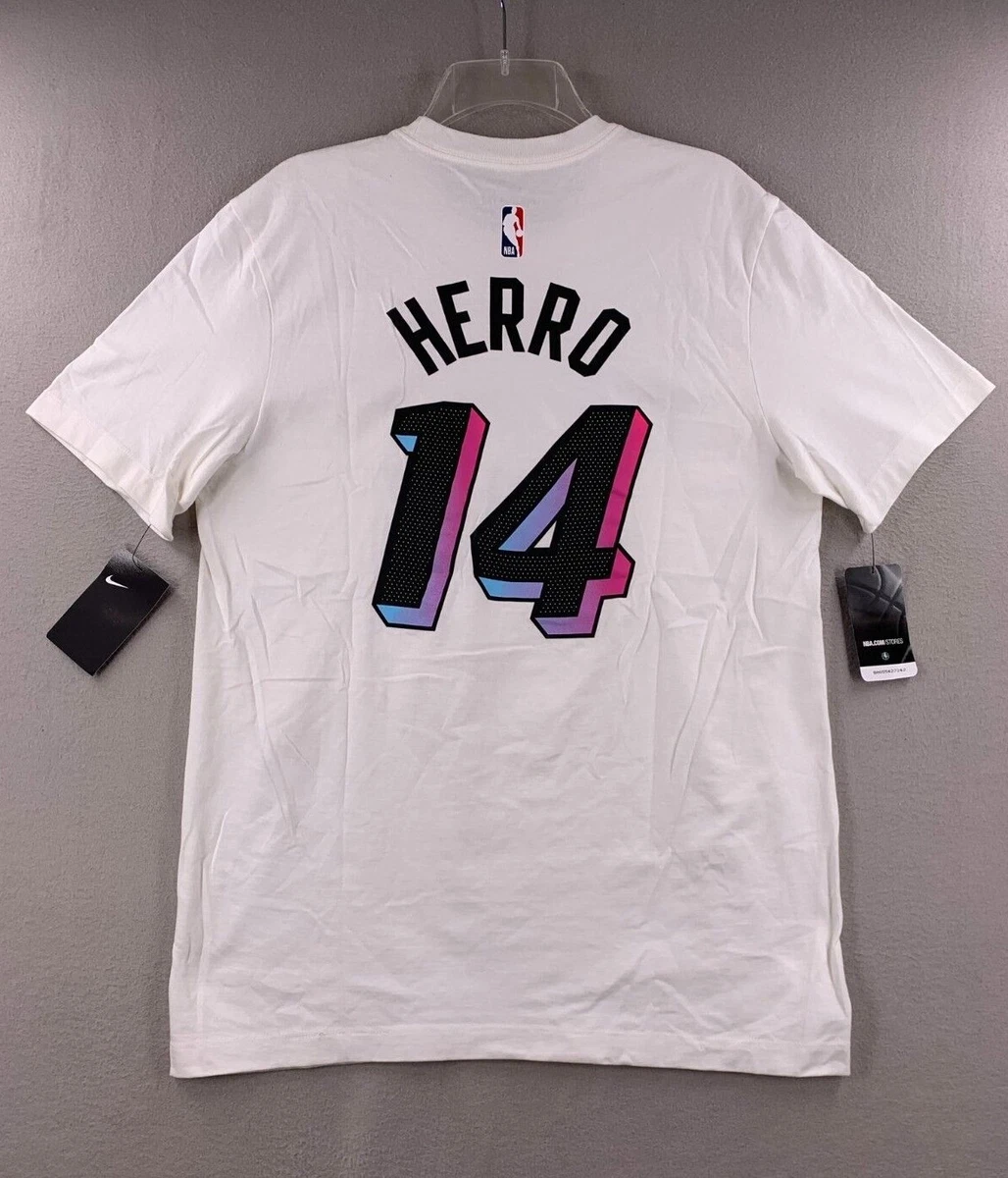 Tyler herro nike miami heat hotsell vicewave name & number tee