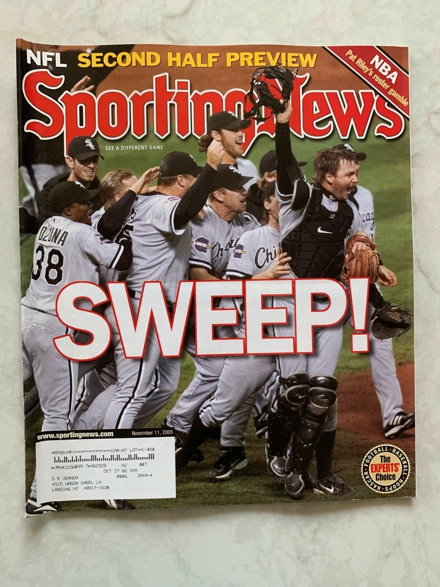 Sporting News magazine, November 11, 2005, cover - Chicago White Sox | eBay