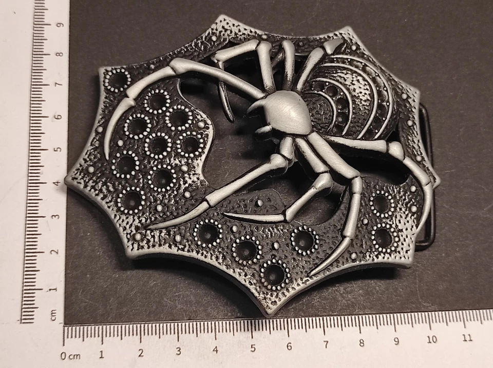 Fibbia/fibbia per cintura SPIDER/ragno (biker, gotico) - Immagine 2 di 4