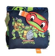 Nickelodeon Teenage Mutant Ninja Turtles 3-Pc Gift Set Pillow Throw Eye Mask NEW
