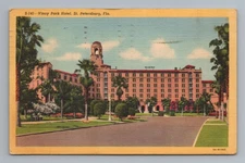 Vinoy Park Hotel St Petersburg Florida Vintage Postcard