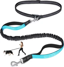 Hands Free Dog Leash, Adjustable Waist Leash for Dog, Handle Bungee 4.2-6.7 Feet