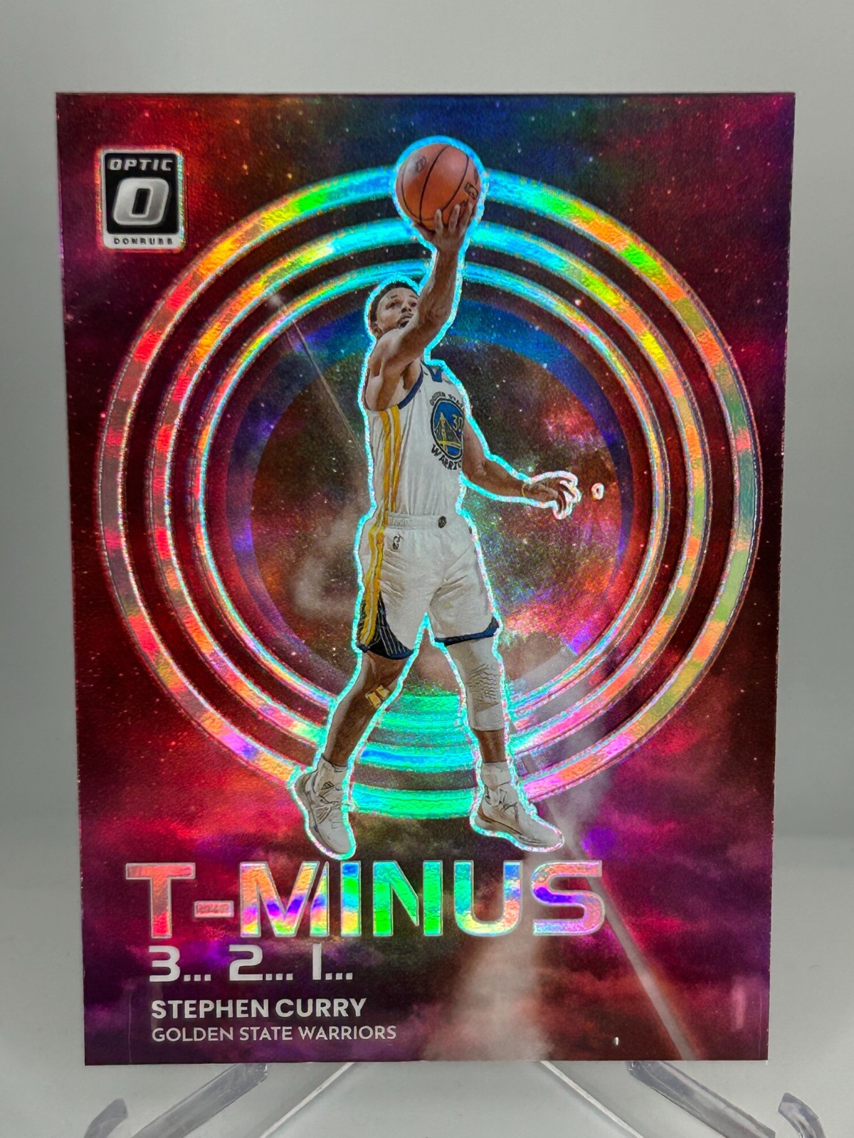 2022-23 Optic Holo Stephen Curry  T-Minus 3 2 1