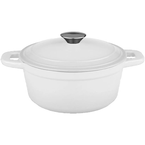 BergHOFF Neo Cast Iron 3qt. Round Dutch Oven 8" with Lid - Thumbnail 5