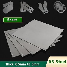 Mild Steel Sheet Plate A3 Steel Block 0.5mm 0.8mm 1mm 1.5mm 2mm 2.5mm 3mm 5mm