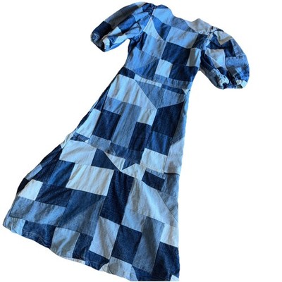 sea ny denim dress 134 Rare Sea New York NY Patchwork Denim Dress 2