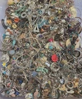 3 Pounds Jewelry Costume Vintage Mix LBS  necklaces bracelets pins rings etc lbs