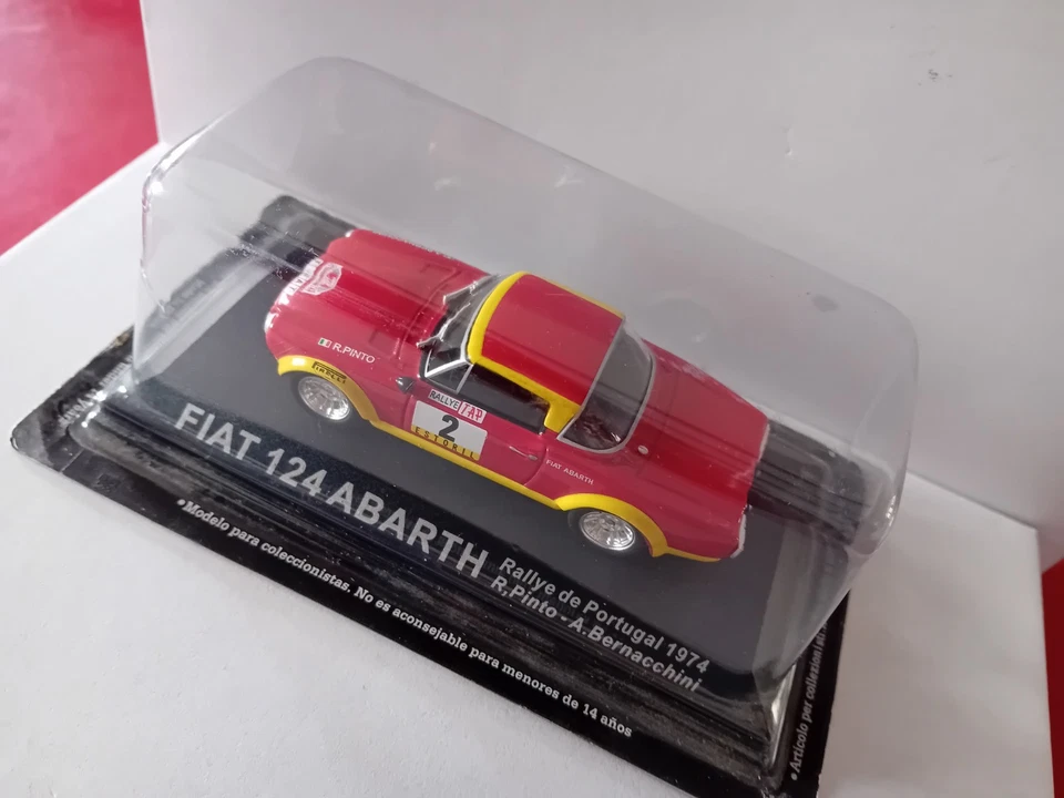1/43 FIAT 124 ABARTH RALLY PORTUGAL 1974 SOUS BLISTER - Photo 2/4