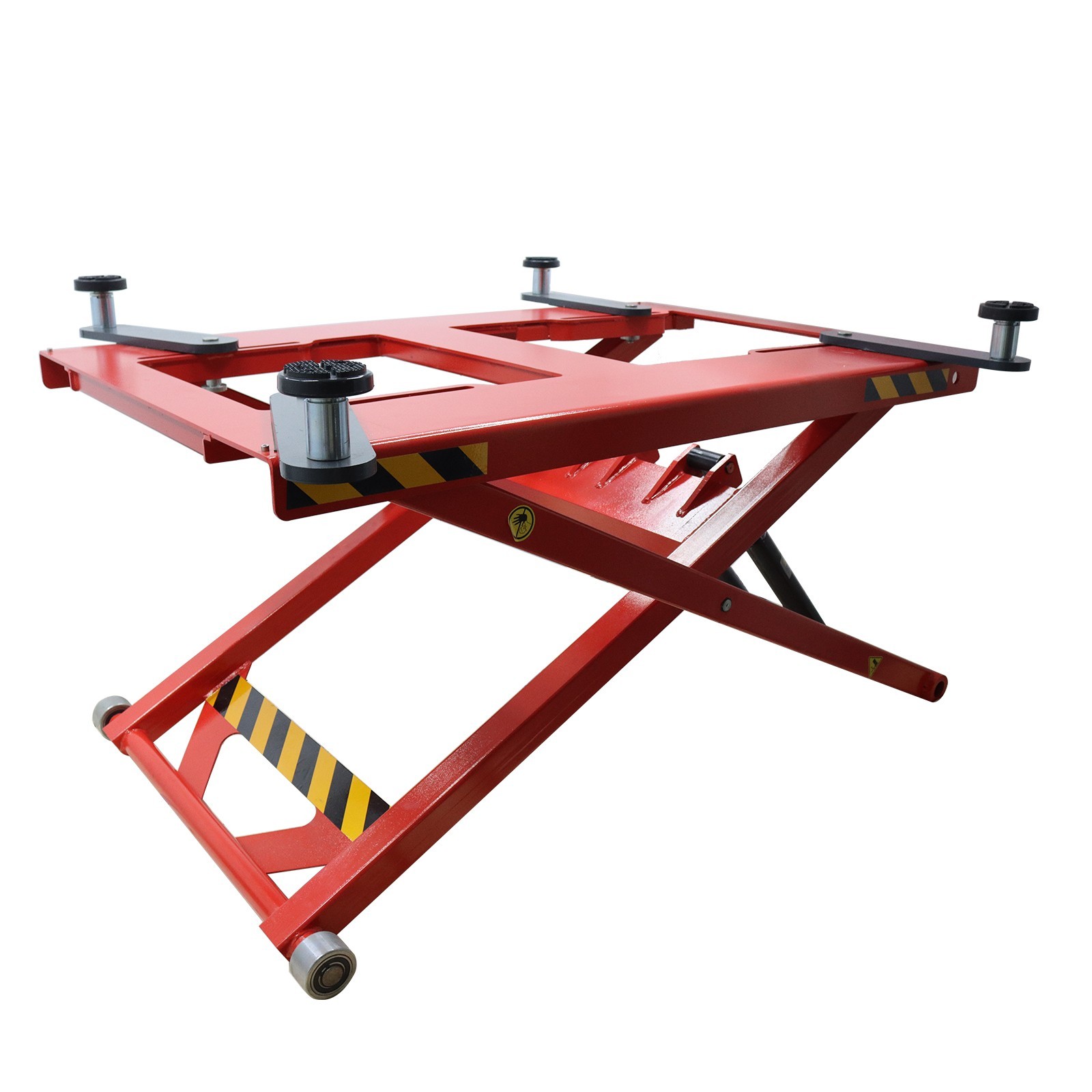 Large Plateform 6000lbs 4.33"-49.2in Rise Scissor Car Lift Auto Repair Lift Tool