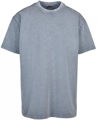 Herren T-Shirt Acid Washed Heavy Oversize Tee | Build Your Brand | BY189