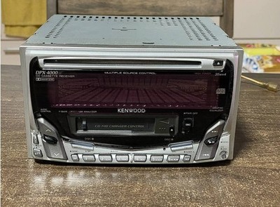 Kenwood DPX-4000 2DIN CD Cassette Deck Player Working | eBay