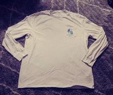Vineyard Vines White Shirt Mens LARGE   Pickleball Paddle Long Sleeve Shirt