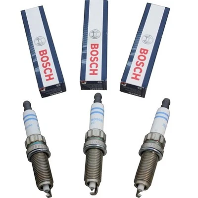 3 Bosch Bougies Fr 7 HC + 0242236565 pour Seat Ibiza III Skoda Fabia I VW Polo - Photo 1/4