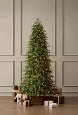 7.5 ft. Pre-Lit Slim Grand Duchess Twinkling Balsam Fir Christmas Tree T25