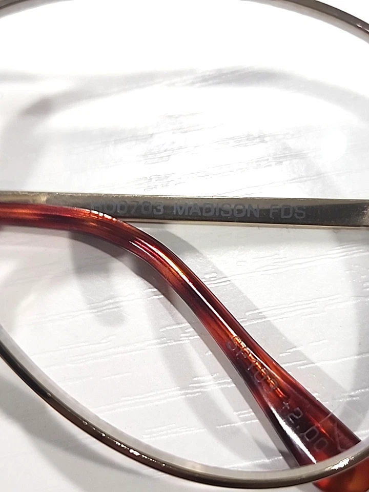 Авиаторские очки для чтения Foster Grant Gold Metal Red Tortoise 2,00 - Изображение 3 из 4