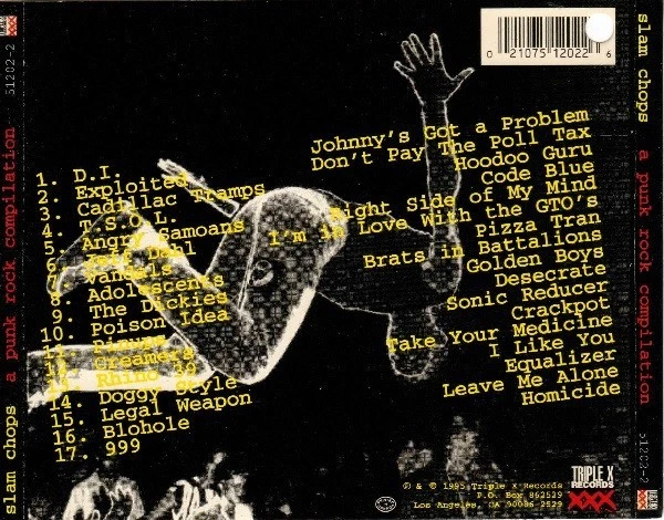 Slam Chops: Exploited D.I. Angry Samoans T.S.O.L. Rhino 39 Blohole 999 Dickies - Bild 2 von 2