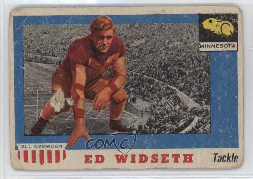 1955 Topps All American Ed Widseth #48 g7g
