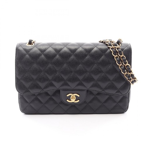 Chanel Big Matelasse30 Large W Flap Shoulder Bag Indian Calf r0_0527