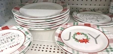 Royal Norfolk Dinner Set For 6, Christmas Side & Dinner Plates, Mug & Bowls (24)
