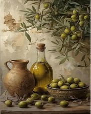 KYOQFVN Olive Paint by Numbers Kits for Adults - DIY MT22010-US