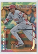 2014 Topps Finest Hot Box Orange Refractor Billy Hamilton #21 9eo