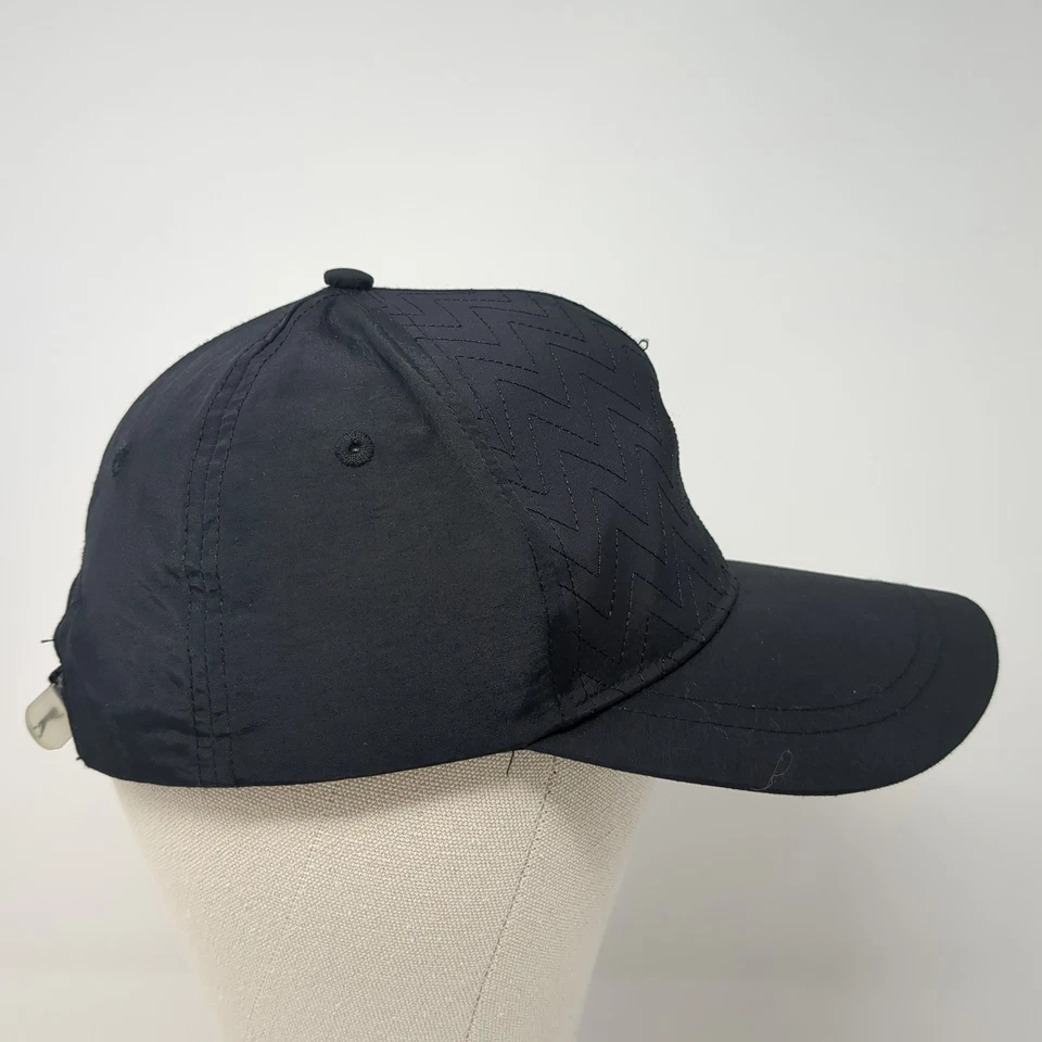 Slazenger Golf Strapback Hat Black One Size Adjustable 6 Panel Blank - Image 4 of 4