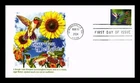 US COVER GARDEN DELIGHTS HUMMINGBIRD FLOWER FIRST DAY ISSUE PANDA CACHET