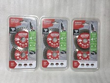 6 Pcs- DIABLO 4-1/2 in. Turbo Rim Masonry Diamond Cut Off Blade 3 Value 2 Packs