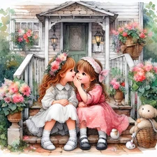 Diamond Art Kits for Adults - Girls Diamond Painting Kits for Adults Beginner, D