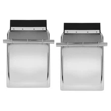 Heavy Duty Universial Stainless Steel Quarter Fenders Straps Pair w/Hardware 34"