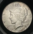 1924-S Peace Silver Dollar - Light Peripheral Toning - San Francisco Mint