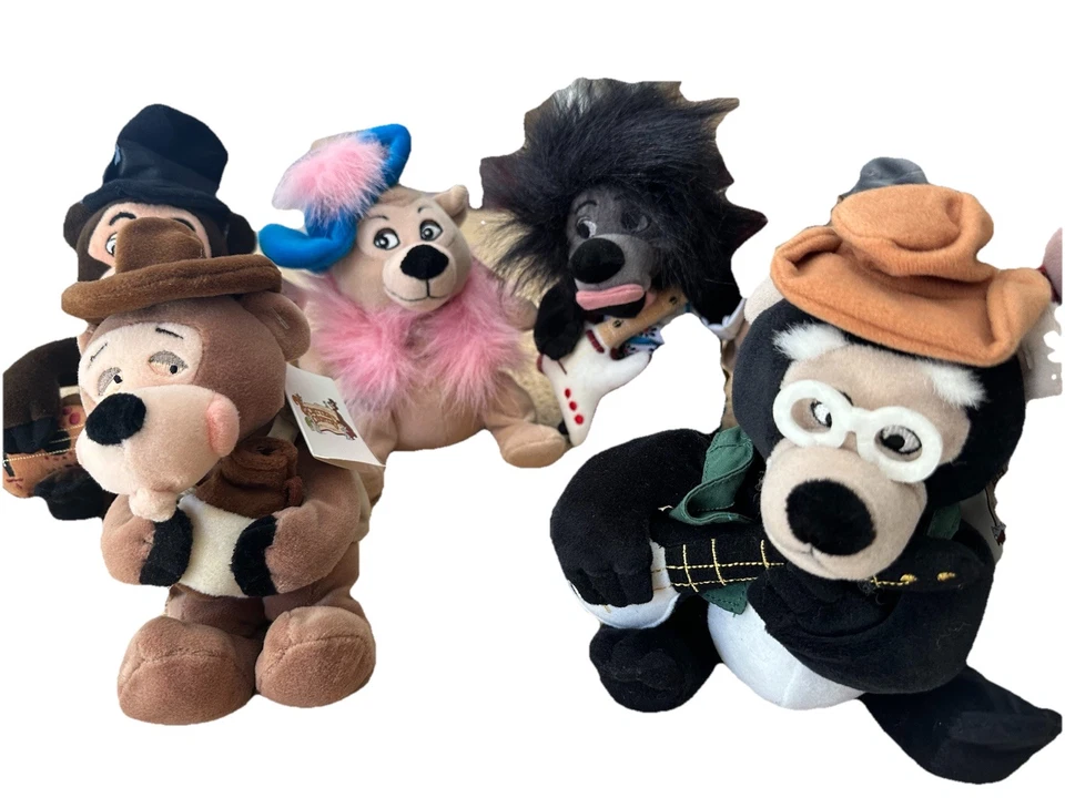 Disney lote de 9 peluches con etiquetas County Critters Beanie Bears 8” Foto 2 de 3