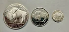 1 oz Silver Round - Buffalo . Nice Collectors Edition. No Reserve . All 3 Coins