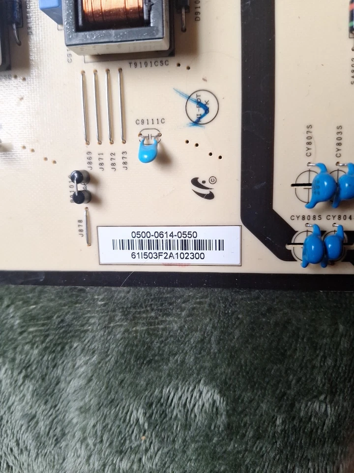 SHARP  LC-65LE654U POWER SUPPLY BOARD ; PSLL221501M , 0500-0614-0550 - Image 4 of 4