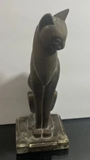Vintage Revival Style Art Deco 7 3/4" Cat Statue Figurine