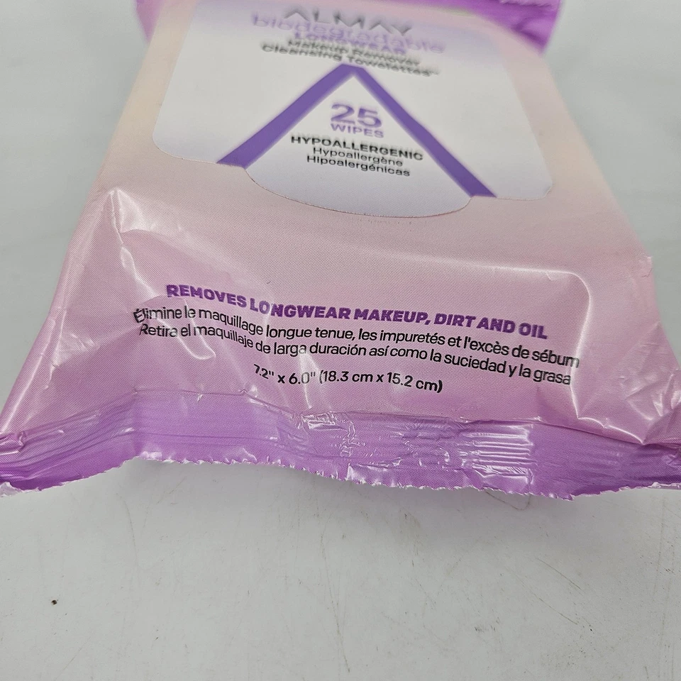 Almay Makeup Remover Towelettes 25ct 3 Pack Variety Set Assorted Biodegradable - Image 3 of 4