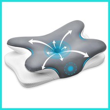 Cervical Neck Pillow, Ergonomic Memory Foam Pillows for Neck Pain Relief with...