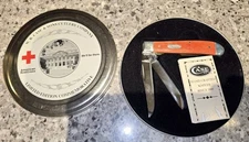 CASE XX 6207 Mini-Trapper SS, Red Cross Limited Edition with Tin Box Very Nice! 