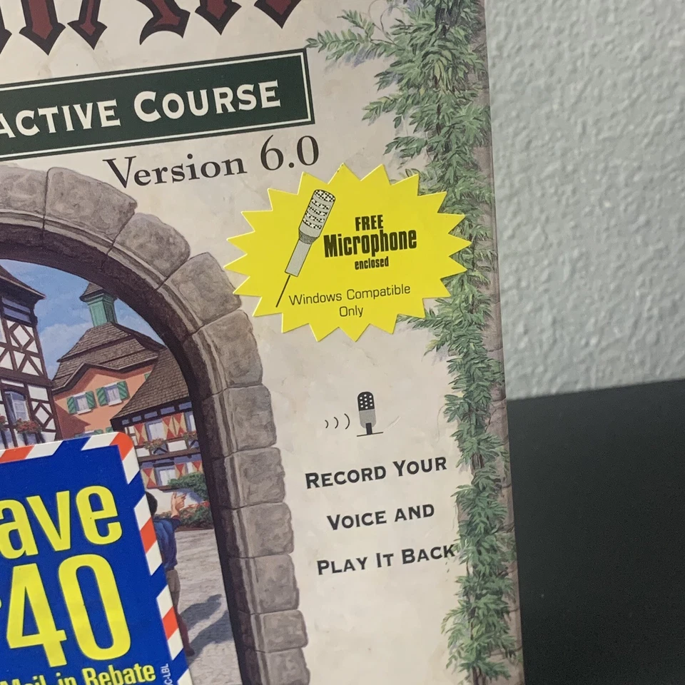 Learn to Speak German Complete Interactive Course 1995 The Learning Company - Image 3 of 4