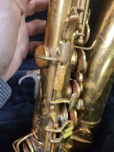 Early Transitional Naked Lady Face Conn Alto Saxophone Rare - Picture 6 of 11