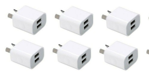 4/6 Bundle Universal Travel 5V 2A USB AC Wal Charger Power Adapter AU Plug Phone - Picture 7 of 9