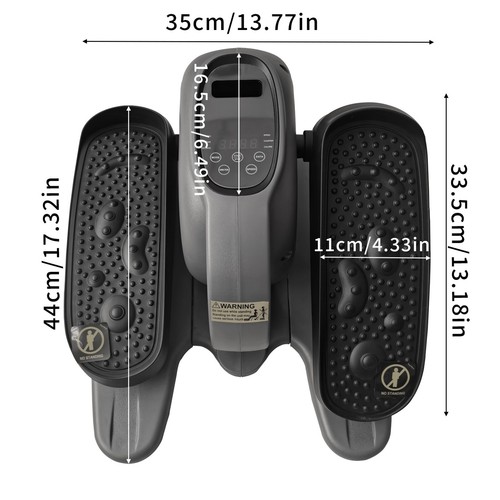 Unter Schreibtisch Crosstrainer, sitzender Pedaltrainer, Mini-Ellipsentrainer - Bild 9 von 9