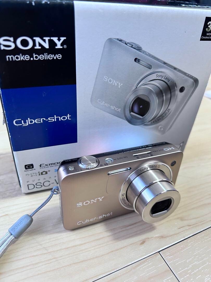 SONY Cyber Shot DSC-WX5 12.2MP Digital Camera gold Japan