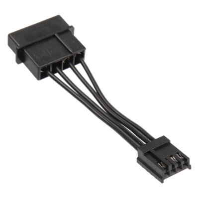 Kolink Adapter-Stromkabel von 4-Pol-Molex auf Floppy - schwarz,