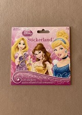 Disney Princess Stickerland Stickers Includes 6 sheets 120 Stickers, Brand New