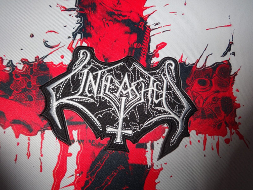 Unleashed Shape Patch Gestickt Death Metal Viking Broken Hope Deicide xxxx