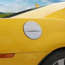 Chrome USA FLAG Fuel Gas Tank Cover Lid Cap Trim Decor for Chevy Camaro 2012-15