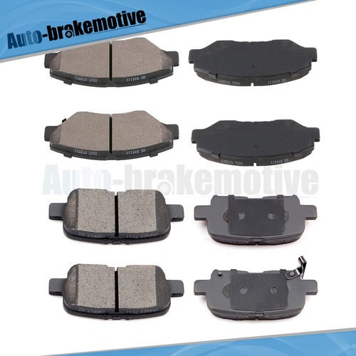 FOR 2003 2004-2008 HONDA PILOT FRONT REAR PROFESSIONAL GRADE CERAMIC BRAKE PAD - Picture 4 of 12