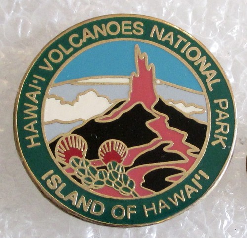 Volcano Pin Hawaiʻi Volcanoes National Park Tourist Travel Souvenir Pin - Hawaii ...
