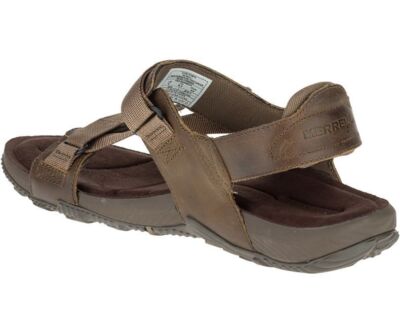 Merrell Terrant Strap Men\'s Sandals J91517 Dark Earth EUC SZ 10 Hike Beach Walk Merrell J91517 - Terrant Strap Leather/ Mesh Sandals Men main image 4